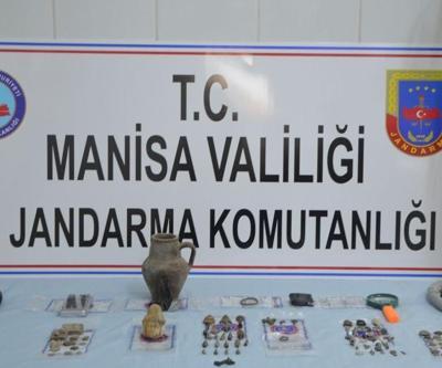 Jandarmadan tarihi eser ve uyuşturucu operasyonu