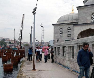 Üsküdardaki tarihi cami önündeki proje durduruldu