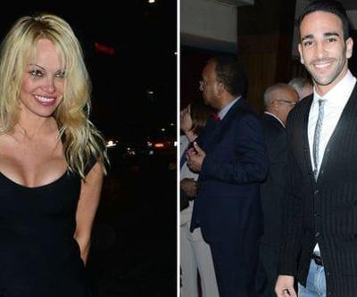 Adil Rami Pamela Andersonla yakalandı