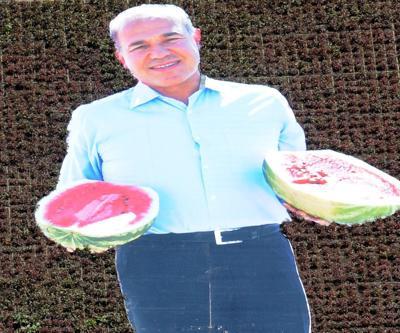 Adana Büyükşehir Belediyesinden enteresan karpuz mesajı
