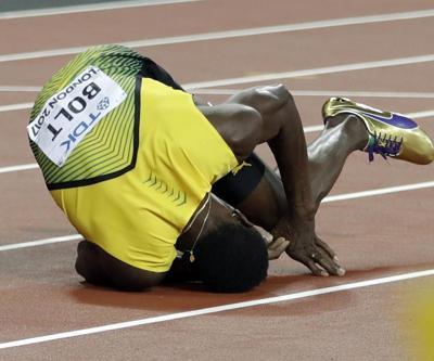 Son dakika 4x100 bayrak yarışında Usain Bolt sakatlandı