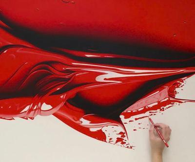 Şaşırtan sanat eseri: Boya gibi... Ama değil