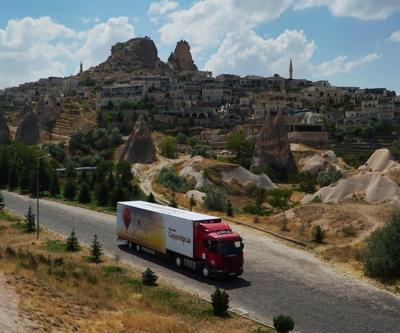 Kapadokya TIR’ı yollarda