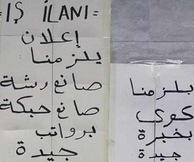 Tekstil sektöründe iş ilanları Arapçaya döndü