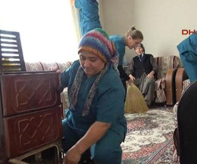 Edirnede yaşlı evlerine temizlik projesi hayata geçirildi