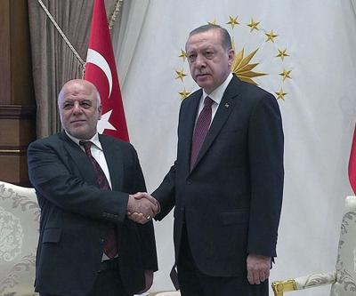 Erdoğan ile Irak Başbakanı İbadiden ortak mesaj