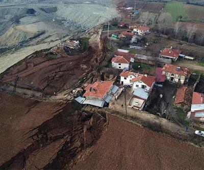 Göynükteki heyelan alanında inceleme sürüyor