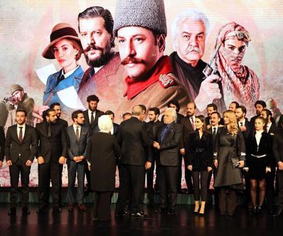 Cumhurbaşkanı Erdoğan Kut-ül Amare dizisinin tanıtım gecesinde