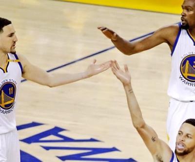 Klay Thompson 38 sayıyla oynadı