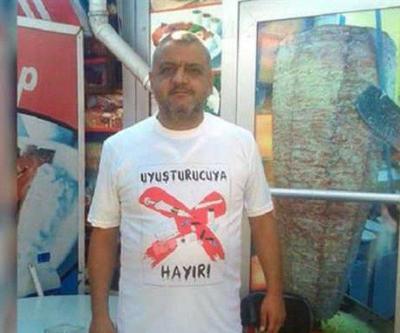 Uyuşturucu satıcısı Uyuşturucuya hayır tişörtüyle fotoğraf paylaşmış