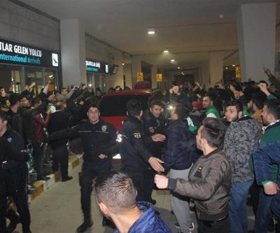 Konyada hava alanında Etoo çılgınlığı
