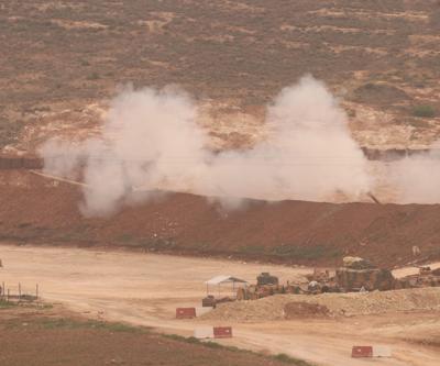 Helikopterin düşürülmesinin ardından bölge ateş altına alındı