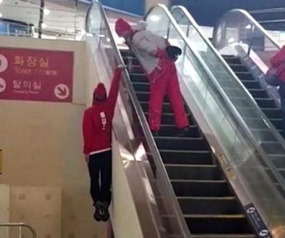 Yürüyen merdiveni eliyle çıkan İsviçreli sporcuda nörovirüs tespit edildi