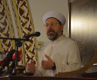 Diyanet İşleri Başkanı Erbaştan Hatayda Afrin duası