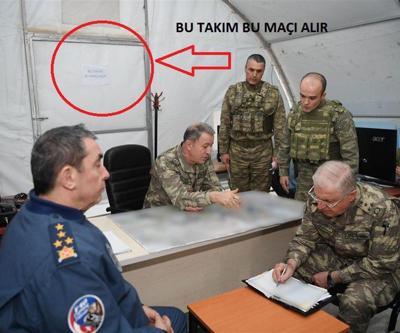 Karargahın kapısına Bu takım bu maçı alır diye yazı astılar