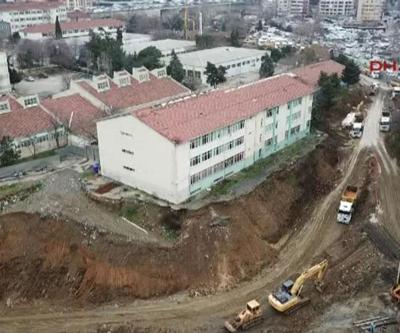 Uçurum kenarından prefabrik dersliklere alındılar