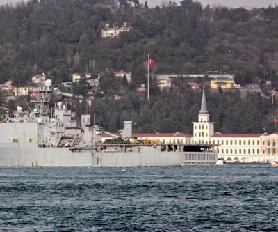 ABD’ye ait gemi İstanbul Boğazı’ndan geçti