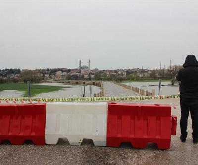 Tunca Nehri yeniden ’kırmızı alarm’ seviyesine yükseldi