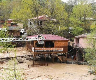Yahyalıyı sel ve heyelan vurdu