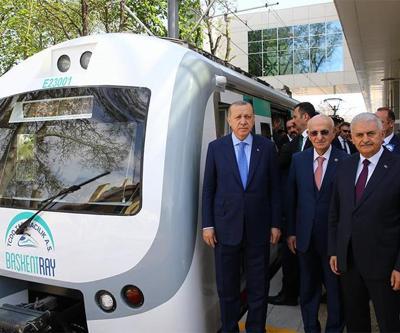 Başkentray hizmete girdi