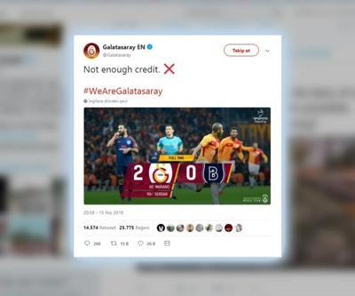 Galatasaraydan Başakşehire gönderme: Yetersiz bakiye
