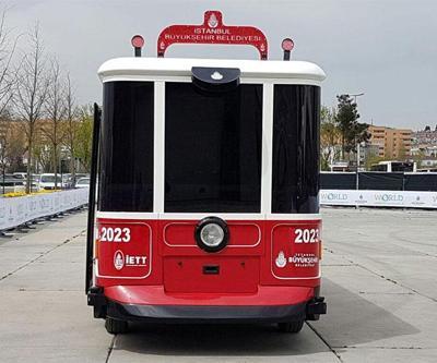 İETTnin sürücüsüz aracı görücüye çıktı
