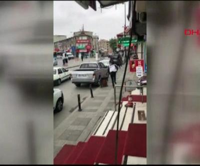 Acil servisin önünde kurşun yağmuru