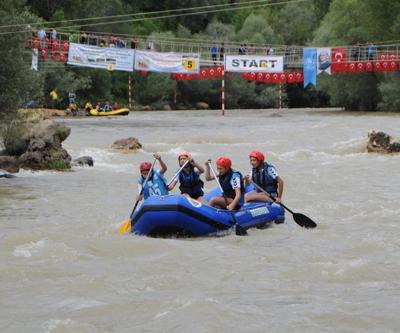 Türkiye Rafting Şampiyonası Tuncelide başladı