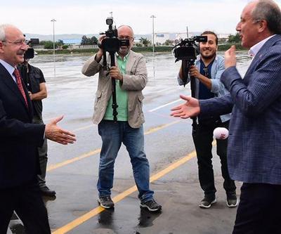 Muharrem İnce ve Kemal Kılıçdaroğlu apronda karşılaştı