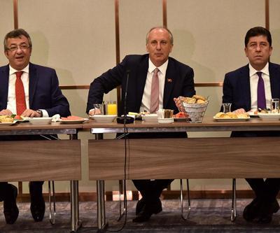 Muharrem İnce medya temsilcileriyle buluştu, başkan yardımcılarını açıkladı