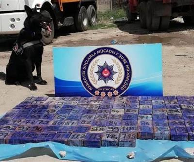Polisin durdurduğu yabancı plakalı araçtan 58 kilo eroin çıktı