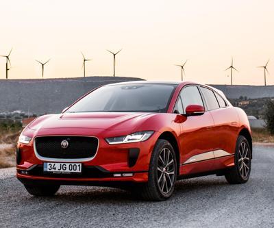 Tamamen elektrikli Jaguar Çeşmede