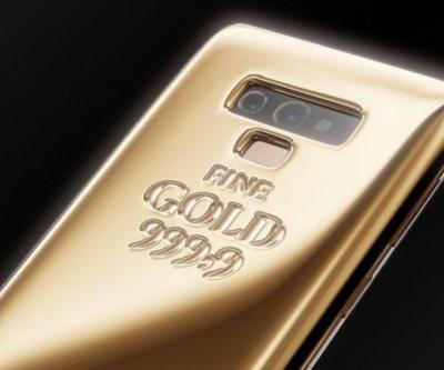 Altın kaplamalı Note 9 çıktı
