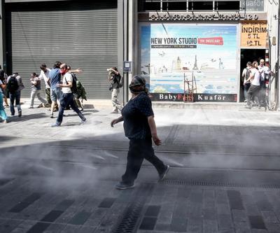 Taksimde polis müdahalesi, çok sayıda gözaltı var