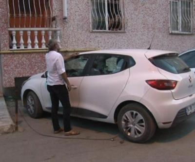 Aracını park etti, hayatının şokunu yaşadı