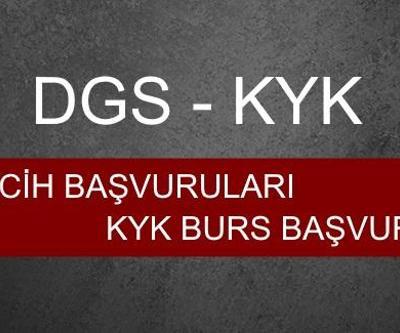 ÖSYM DGS ek tercih başvuruları başladı | 2018 KYK burs başvurusu ne zaman
