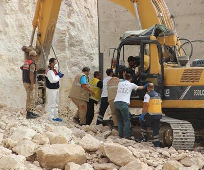 Çalıştığı alana döşenen dinamit patladı: Kepçe operatörü öldü