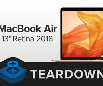 MacBook Air 2018 parçalarına ayrıldı
