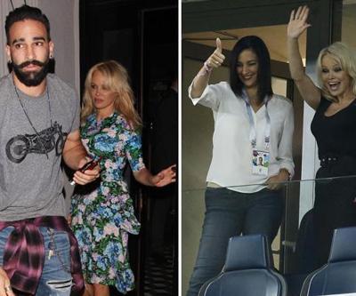 Pamela Anderson geldi, Rami şov yaptı