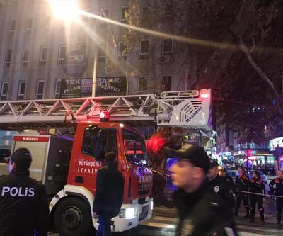 Ankarada doğalgaz hattında patlama