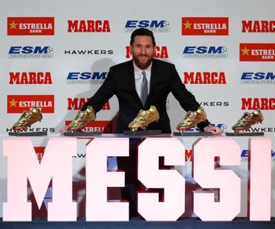 Messi 5. kez Altın Ayakkabıyı aldı