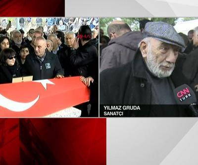 Yılmaz Grudadan Ayşen Grudanın cenazesinde sitem