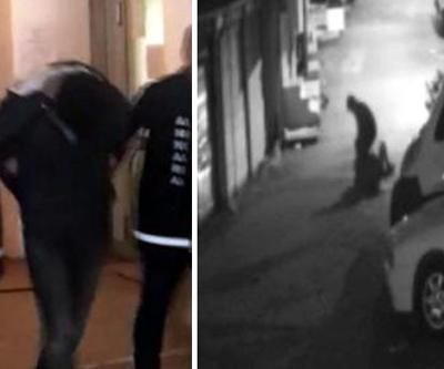 Genç kızın boğazına çakmağı dayayıp gasp etti