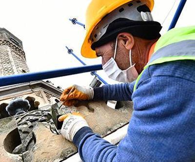 İzmirde tarihi Saat Kulesinde restorasyon