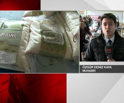 Bakliyat da tezgahta: Nohut 5.5, yeşil mercimek 4.5, prinç 6 TL