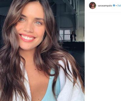 Ünlü model Sara Sampaio sarışın oldu