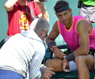 Rafael Nadal Federerle oynayacağı yarı final maçından çekildi