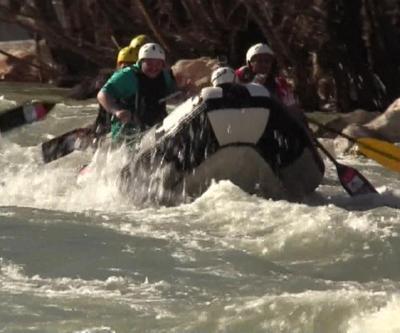 Sanayi Bakanı Munzurda rafting yaptı