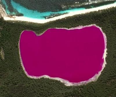Avustralyada pembe göl