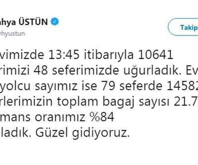 THY Basın Müşaviri Yahya Üstün: İyi başladık, güzel gidiyoruz